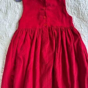 Rachel Riley Heart Smocked Pinafore NWT